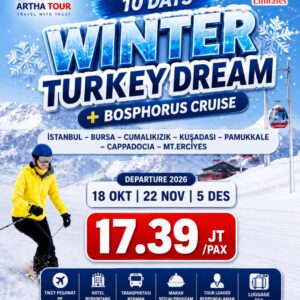 WINTER TURKEY DREAM + BOSPHORUS CRUISE 10D
