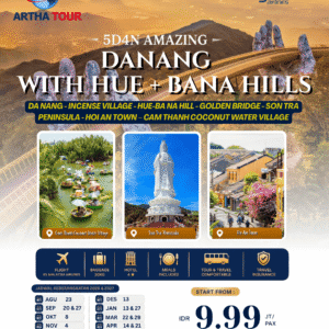 5D AMAZING DANANG WITH HUE + BANA HILLS