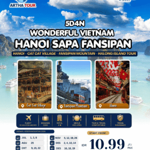 5D WONDERFUL VIETNAM HANOI SAPA FANSIPAN