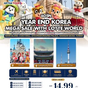 6D YEAR END KOREA MEGA SALE WITH LOTTE WORLD