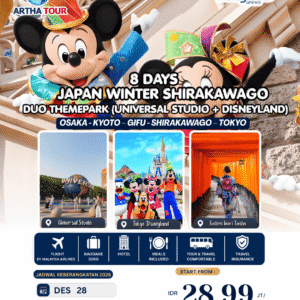 8DAY JAPAN WINTER SHIRAKAWAGO DUO THEMEPARK
