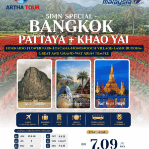 5D4N SPECIAL BANGKOK PATTAYA + KHAOYAI