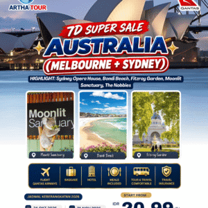 7D SUPER SALE AUSTRALIA (MELBOURNE + SYDNEY)